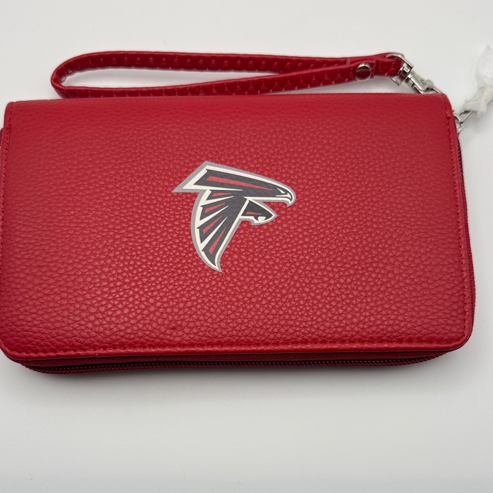 Red Atlanta Falcons Wristlet